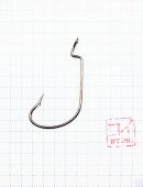 Крючок KOI "Offset Worm" #3/0