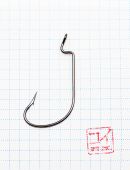 Крючок KOI "Offset Worm" #4