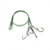 Поводок стальной Namazu Leader Nylon Coated Green (20 см)