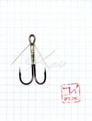 Тройник-незацепляйка Koi "Weedless Treble Hook" #2