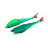 Поролоновая рыбка Yaman "Devious Minnow" на двойнике, 120 мм, #17UV