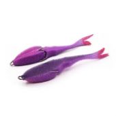 Поролоновая рыбка Yaman "Devious Minnow" на двойнике, 135 мм, #25UV