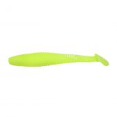 Виброхвост YAMAN PRO Flatter Shad, р.4 inch, цвет #02 - Chartreuse (уп. 5 шт.)