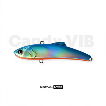 Раттлин Narval Frost "Candy Vib" (80 мм) #008-Blue Back Holo