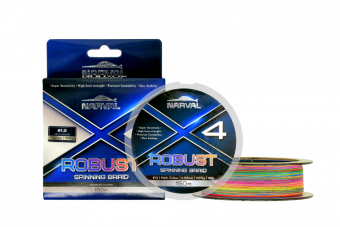 Шнур Narval "Robust X4" PE (multicolor) 150м