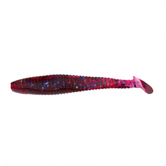 Виброхвост YAMAN PRO Flatter Shad, р.2 inch, цвет #04 - Grape (уп.6 шт)