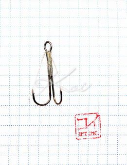 Тройник-незацепляйка Koi "Weedless Treble Hook" #4