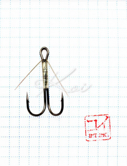 Тройник-незацепляйка Koi "Weedless Treble Hook" #2