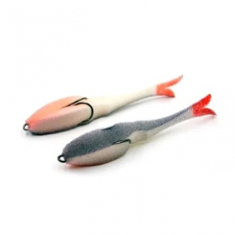 Поролоновая рыбка Yaman "Devious Minnow" на двойнике, 120 мм, #18UV